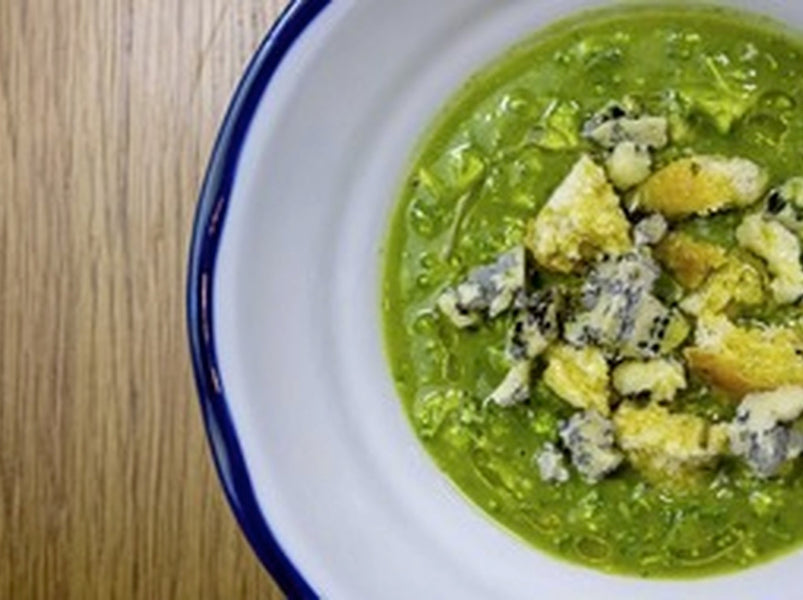 Kale and walnut, broccoli with blue cheese