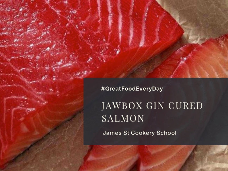 Jawbox gin cured salmon