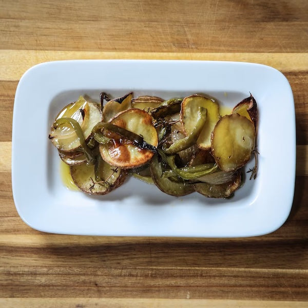 Niall McKenna's Scallop Potatoes & Green Peppers