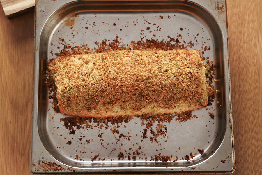 Niall McKenna's Fennel and herb crusted salmon