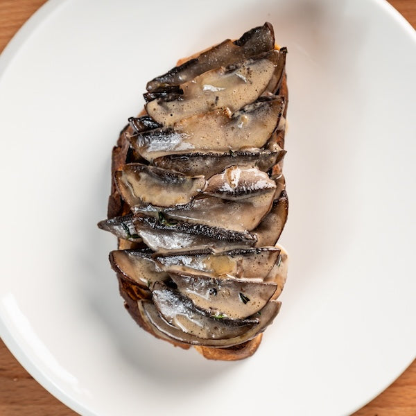 Niall McKenna's Mushrooms on Garlic Toast
